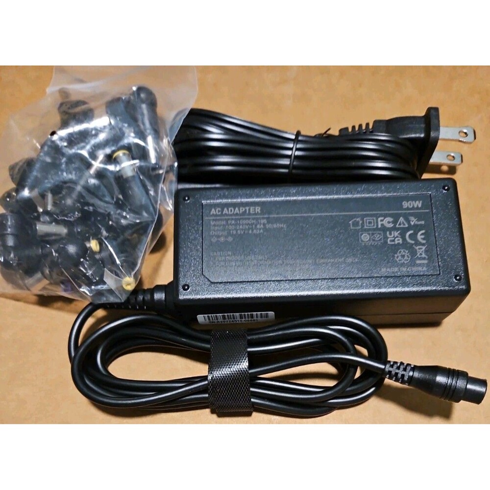 Universal Laptop Charger 90W DC Output 19.5V 4.62A Power Supply